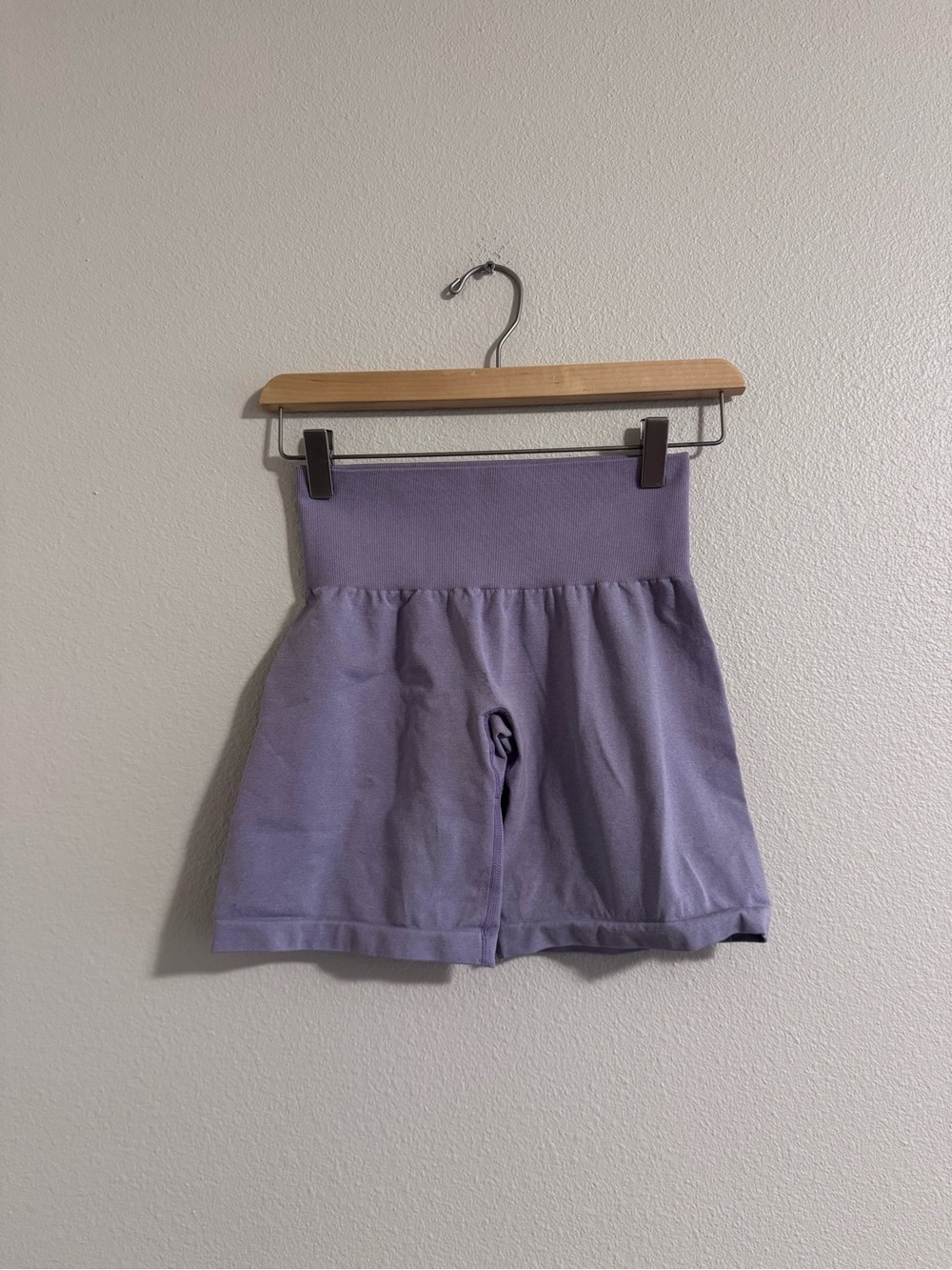 NVGTN High-Waist Lavender Shorts